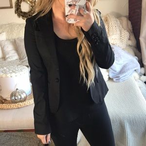 Black theory blazer